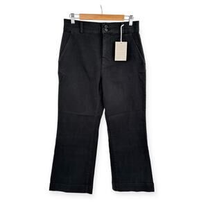 Everlane The Organic Kick Flare Pant in black Size 10